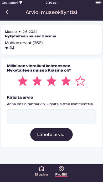 Museokortti Screenshot