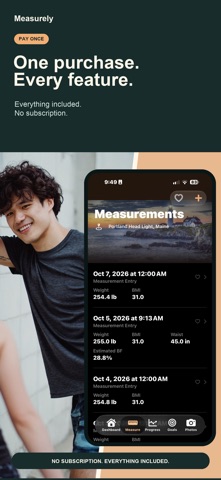 Measurely: Body Tracker Screenshot 2 of 5