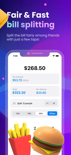Tip Calculator, Split Bills screenshot 3