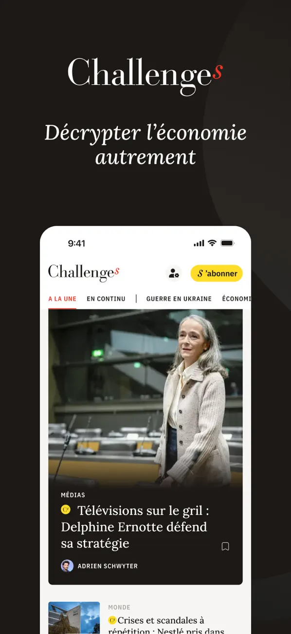 Screenshot #1 pour Challenges : éco & business