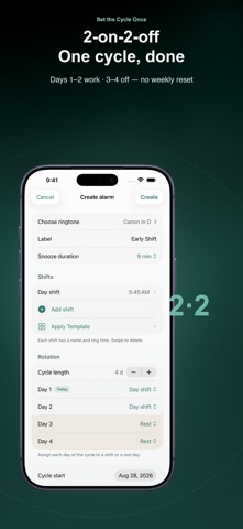 OnDot Alarm: Shift & Holiday Screenshot 2 of 5