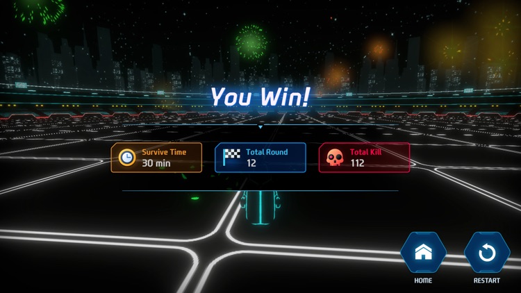 Neon Bike Battle screenshot-3