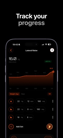 FitFolio App screenshot