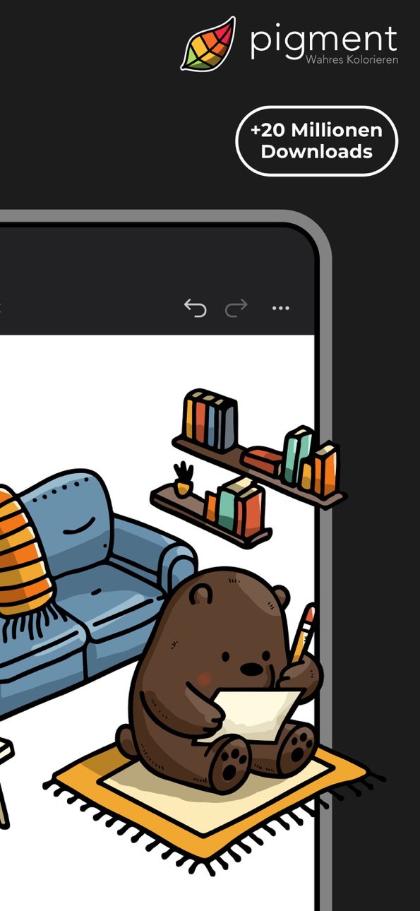Adult Coloring Book - Pigment iOS Mod IPA screenshot 2 - iOS app interface