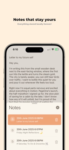 PageOne - Notes made simpler screenshot
