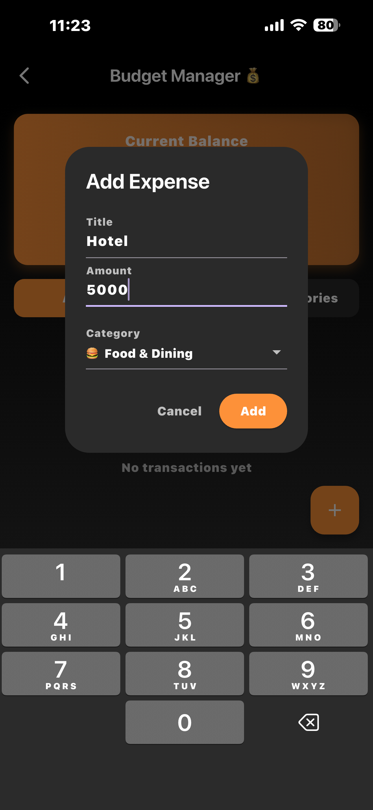 Shopping List & Budget Planner