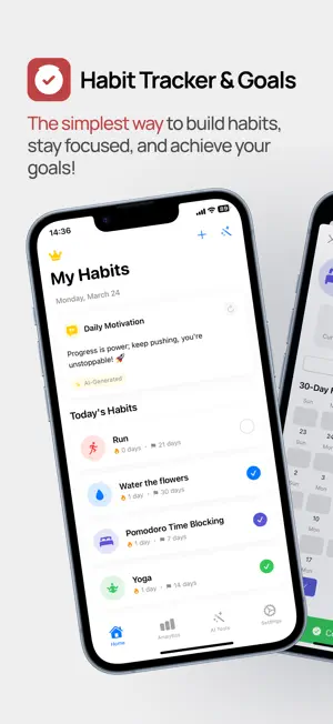 HabitGo: Habit Tracker & Goals screenshot 1