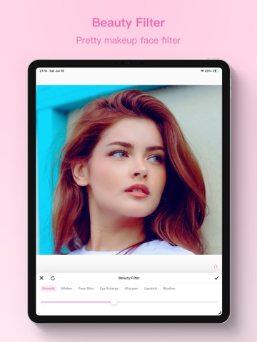 Baby Pink : Photo Editor & Cam iPad screenshot