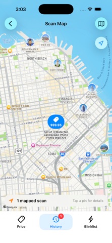 Blinkcheck iPhone screenshot