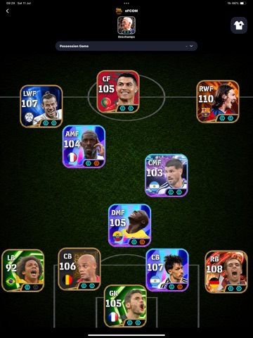 eFCOM iPad screenshot