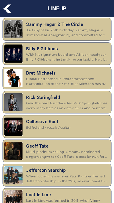 Rock Legends Cruise Screenshot