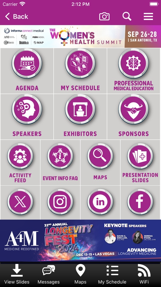 #4. A4M Events (iOS) 由: A4M (American Academy of Anti-Aging Medicine)