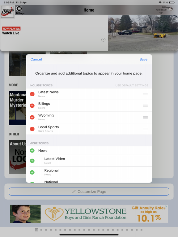 App screenshot
