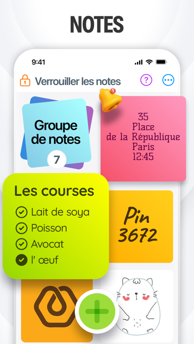 Screenshot #1 pour Sticky Notes Bloc Note Widget
