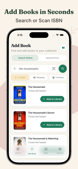 Book Tracking: TBR Tracker Screenshot 2 of 10