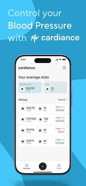 Cardiance: Blood Pressure Log screenshot 1