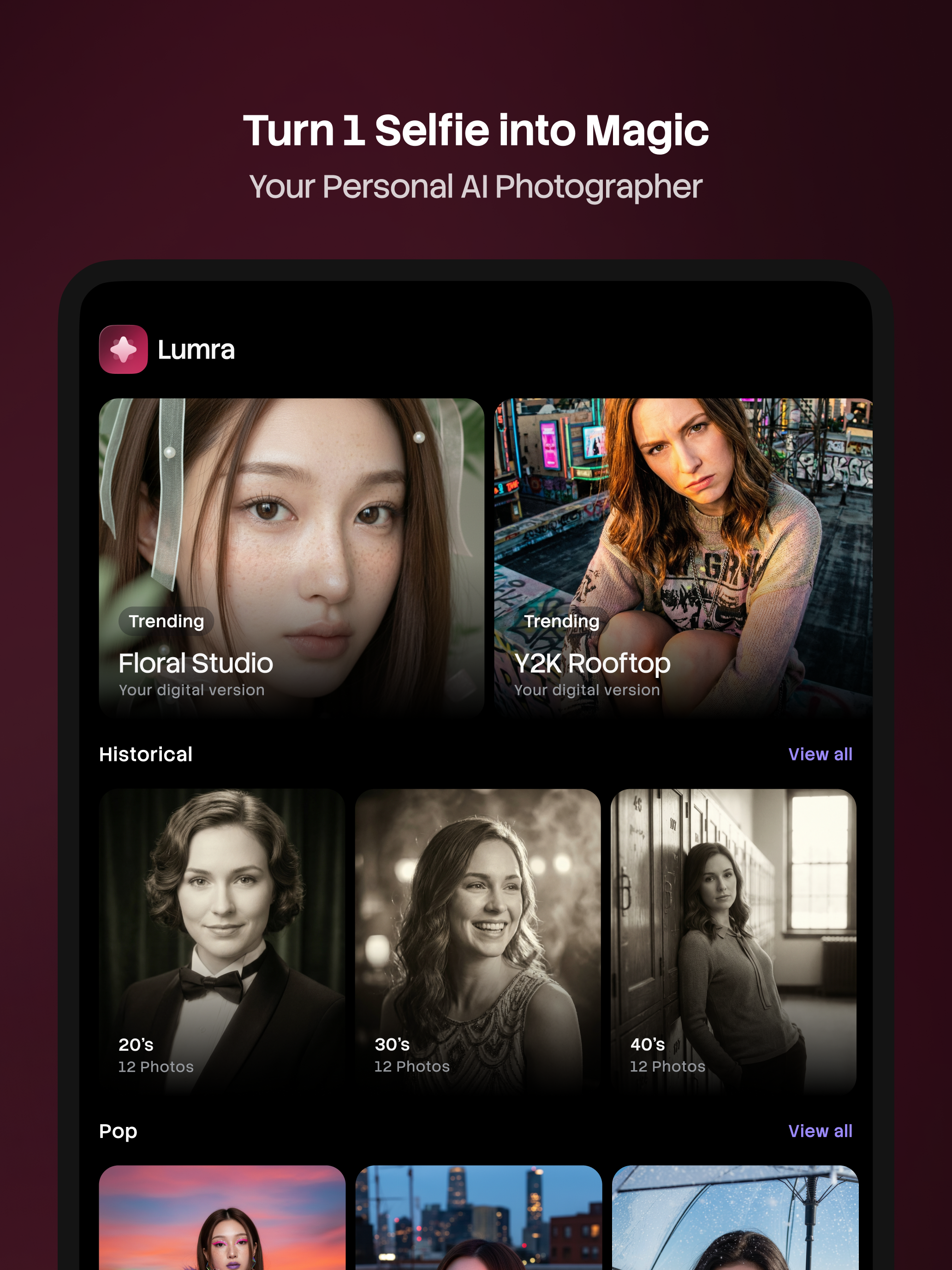 Lumra: AI Photos & Avatars