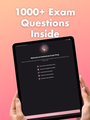 Esthetician Exam Fast Prep iPad screenshot