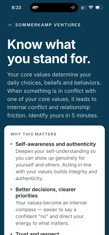 Core Values: Find Yours screenshot 1 of 7