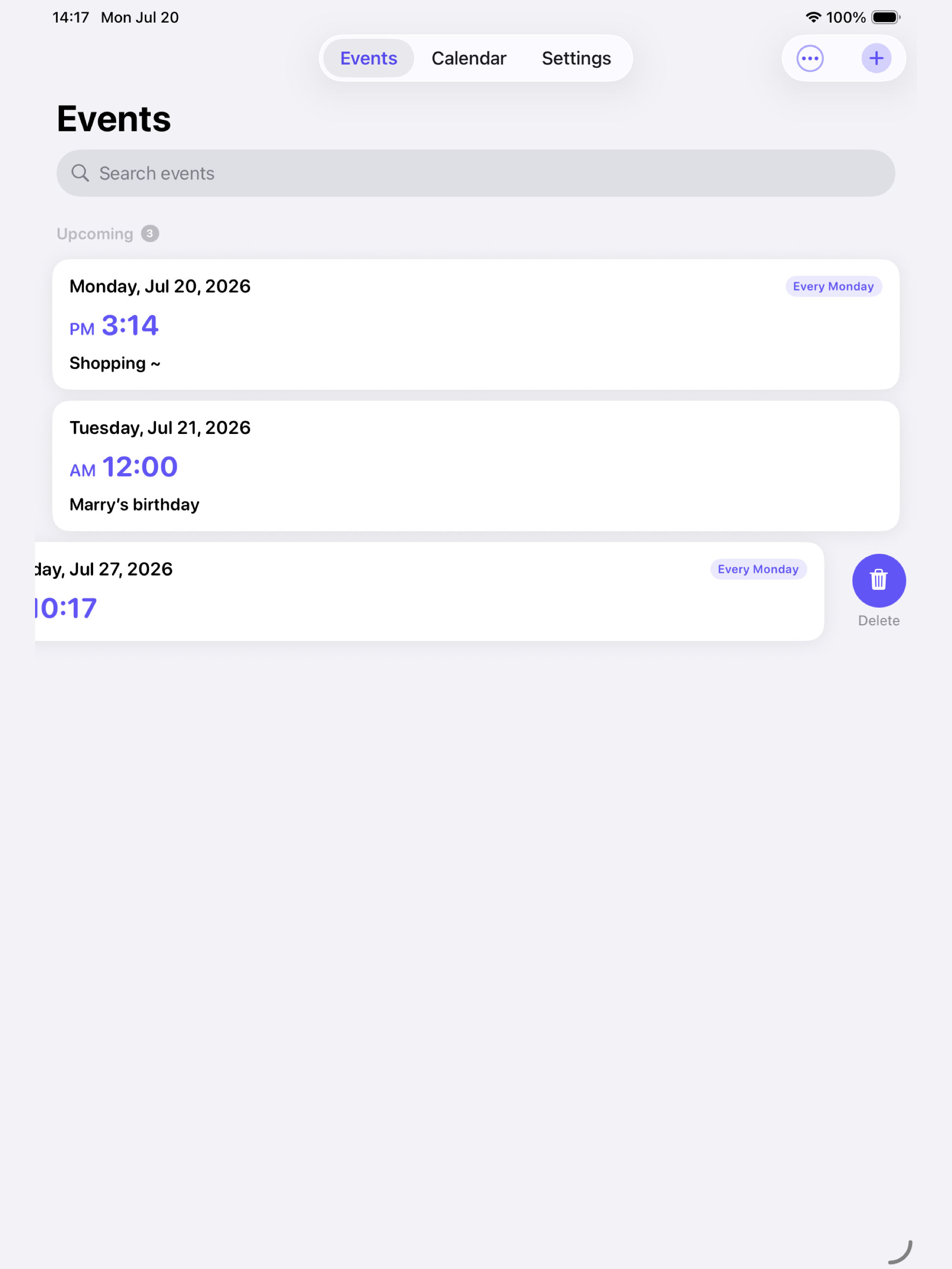 CalendarNotes: Cute Reminder screenshot 11