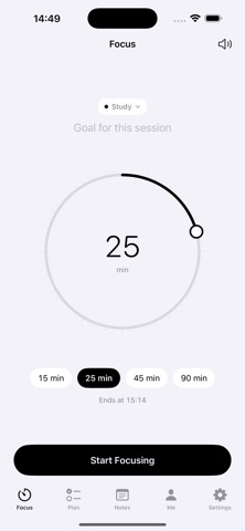 Focus Y: Timer, Plan & Pet iPhone screenshot