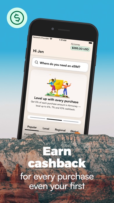Airalo: eSIM Travel & Internet Screenshot