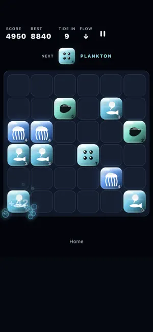 Lazy Jellyfish: Merge Tides screenshot 3