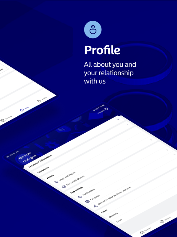 Nordea Mobile - Sweden iPad screenshot 5 - Finance app