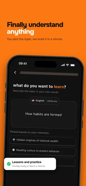UCHU - Personalized Lessons screenshot 2
