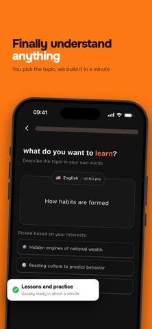 UCHU - Personalized Lessons Screenshot 2 of 7