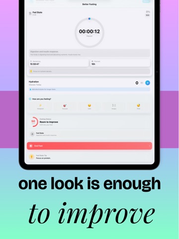 Intermittent-Fasting Tracker+ iPad screenshot