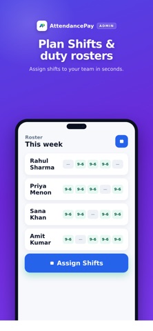 AttendancePay Admin: Team & HR Screenshot 7 of 8