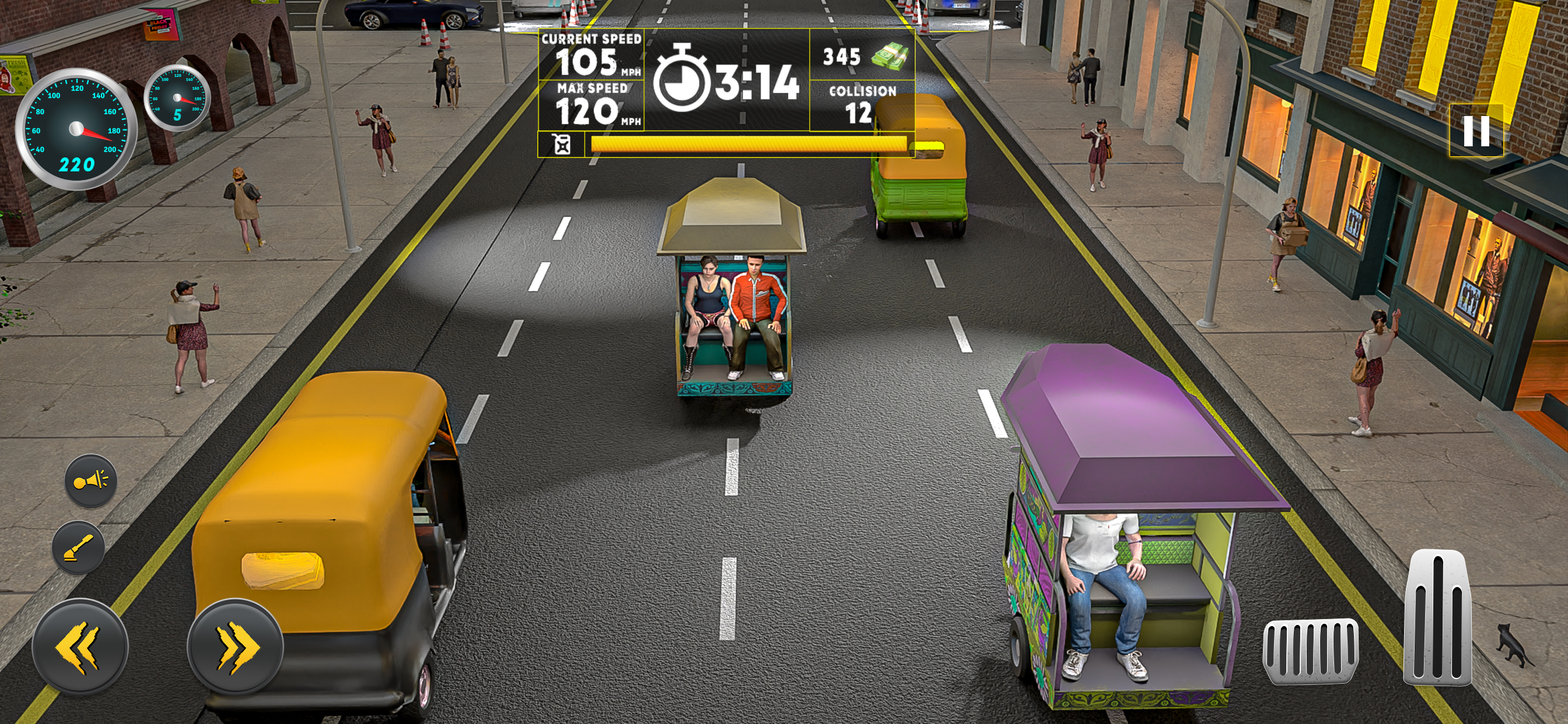 Indian Tuk Tuk Auto Rickshaw