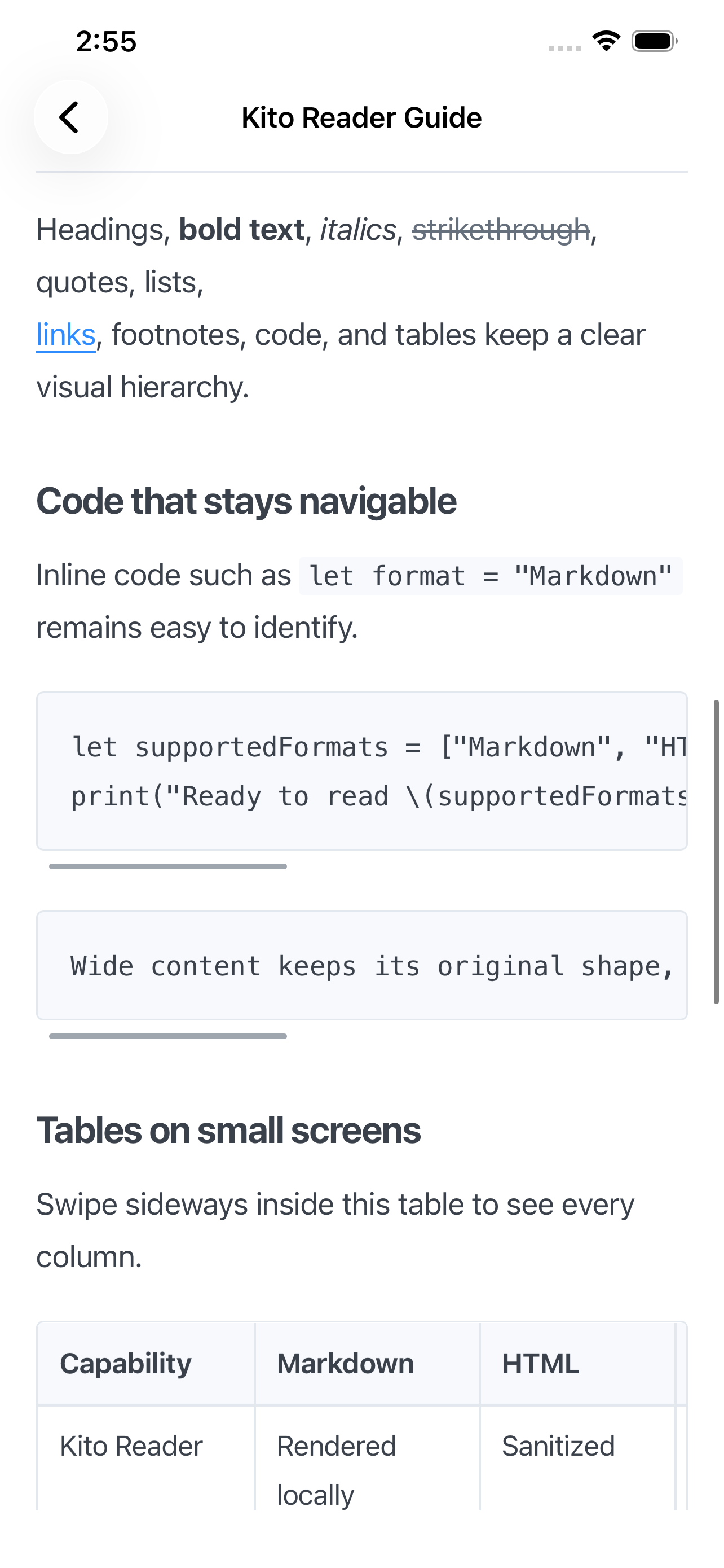 Kito Reader screenshot 3
