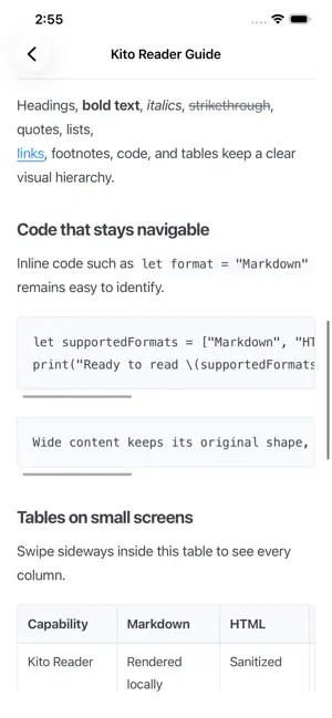 Kito Reader screenshot 3