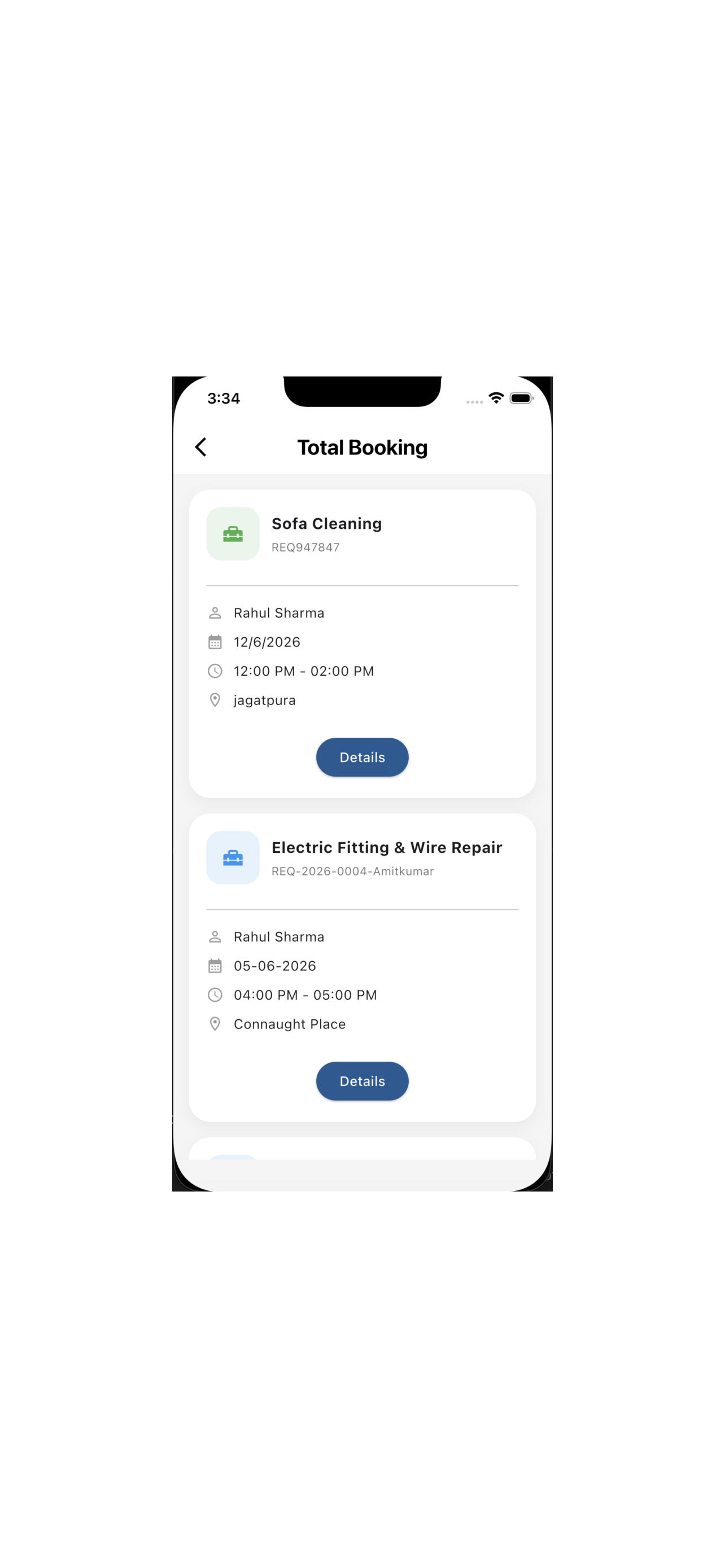 Home Faciliti Partner App