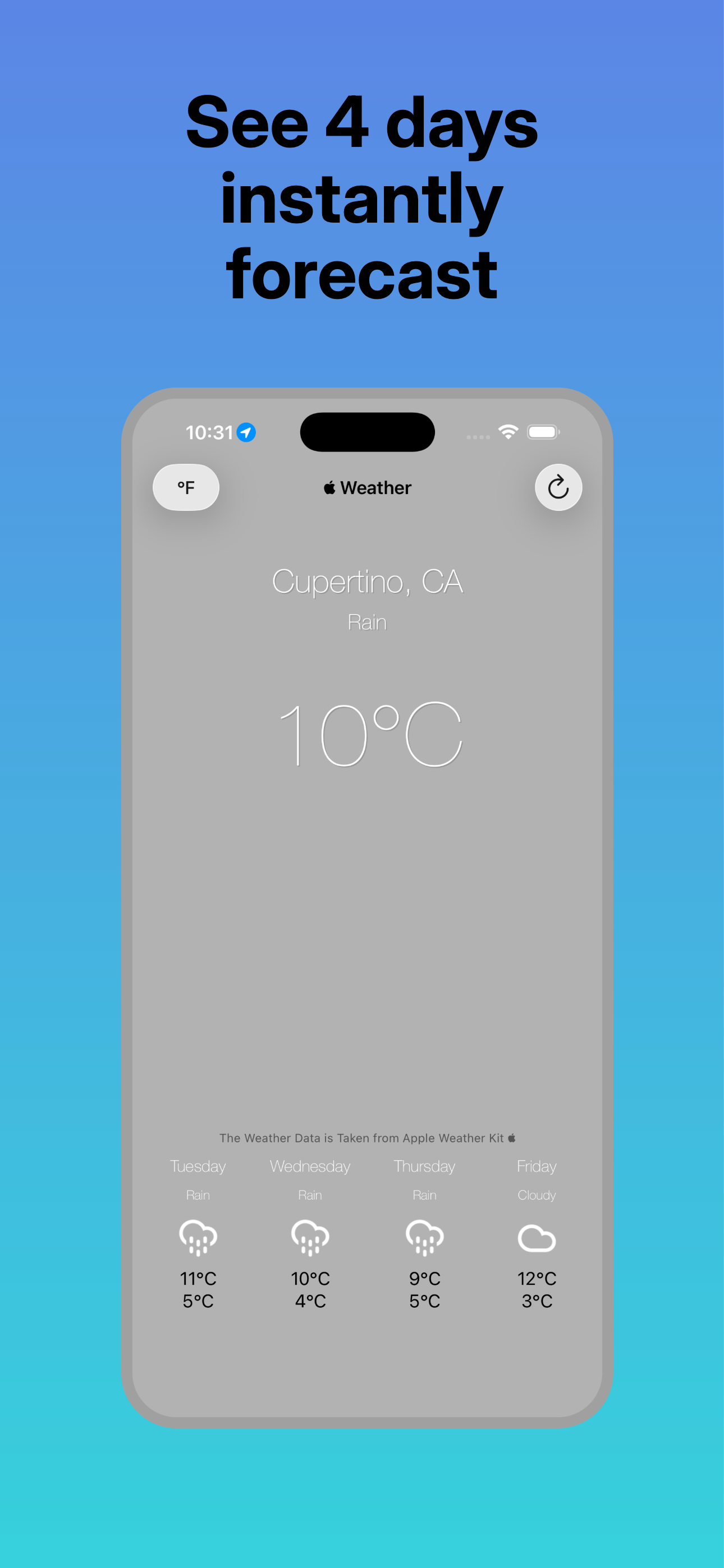Local Weather-sunshine screenshot 3