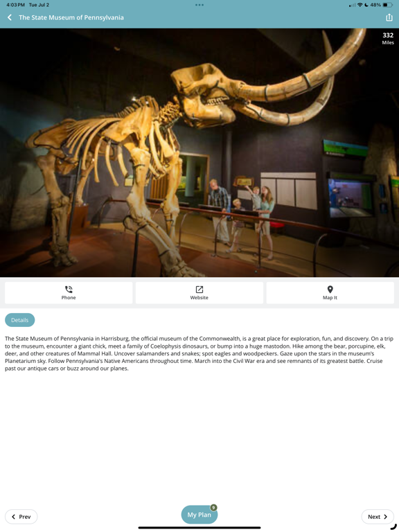 Harrisburg Arts District iPad screenshot 4 - Travel app