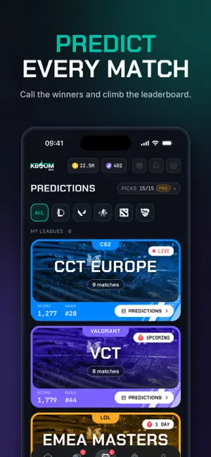 KBOOM - Esport Fan App screenshot 3