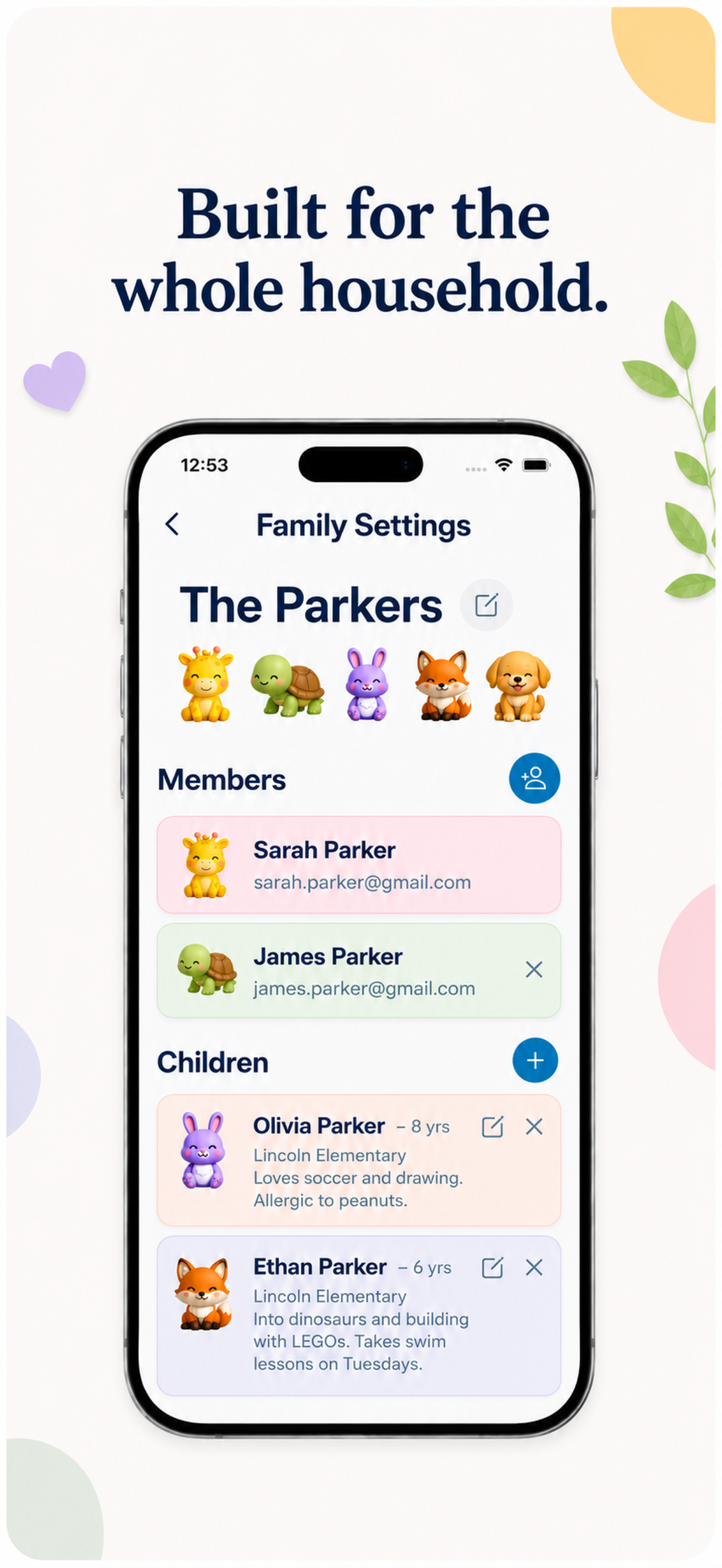 Sense: AI Family Organizer App