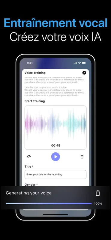 Musicfy: Musique & Chansons IA screenshot 4 of 6