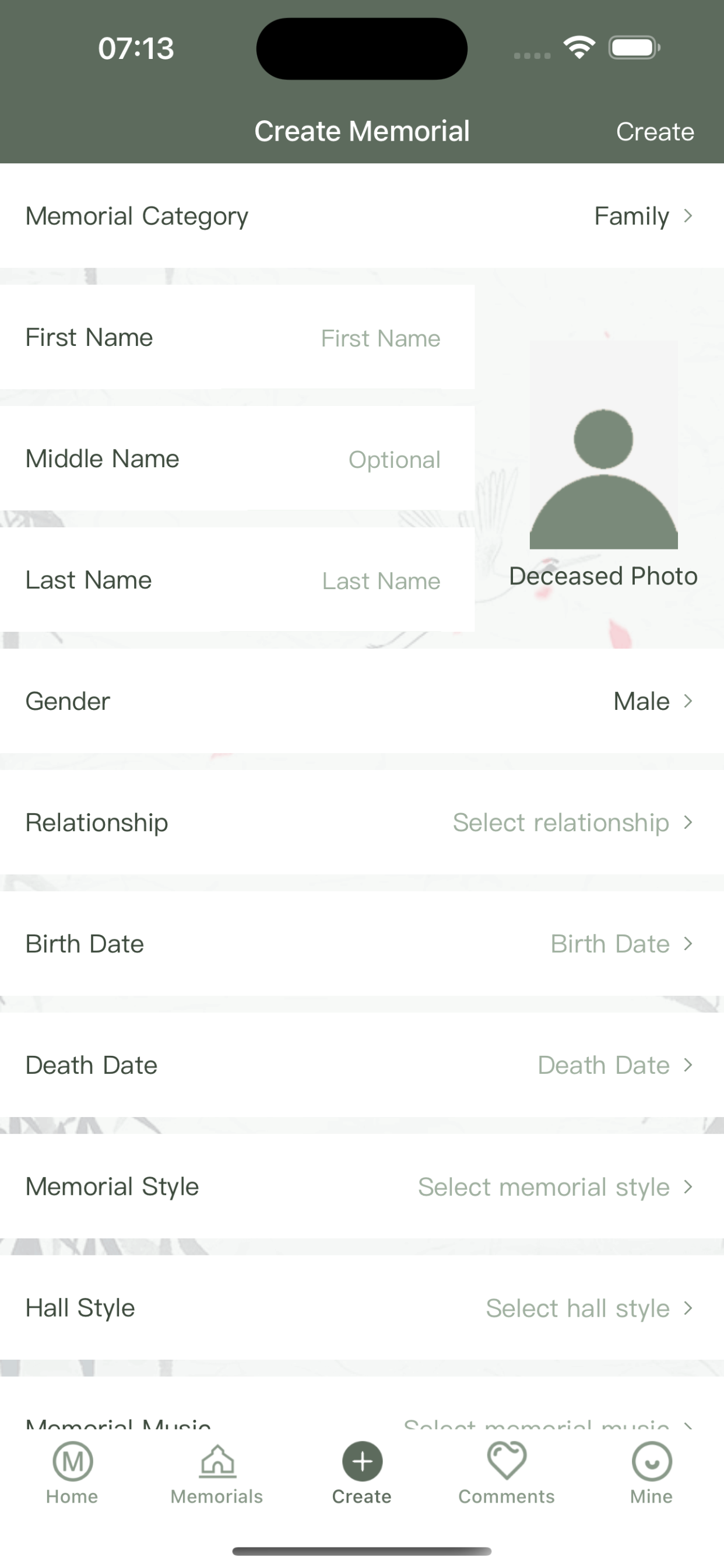 GetMemorial