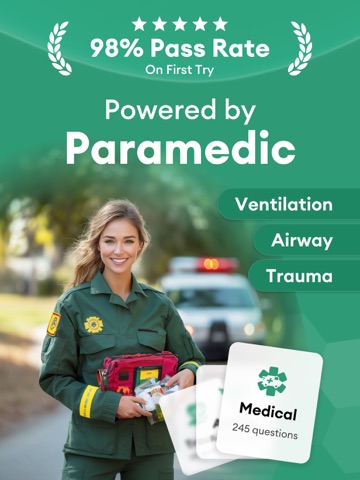 Paramedic Test Prep 2026 iPad screenshot