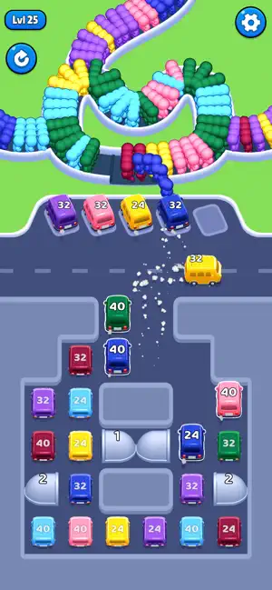 Bus Sort Jam screenshot 2