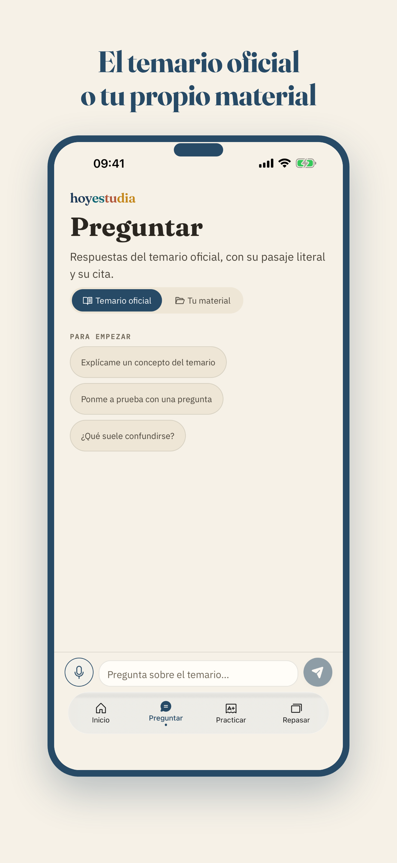 HoyEstudia: Oposiciones IA screenshot 7