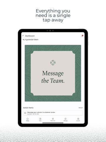 Cedar Gap Wealth Management iPad screenshot