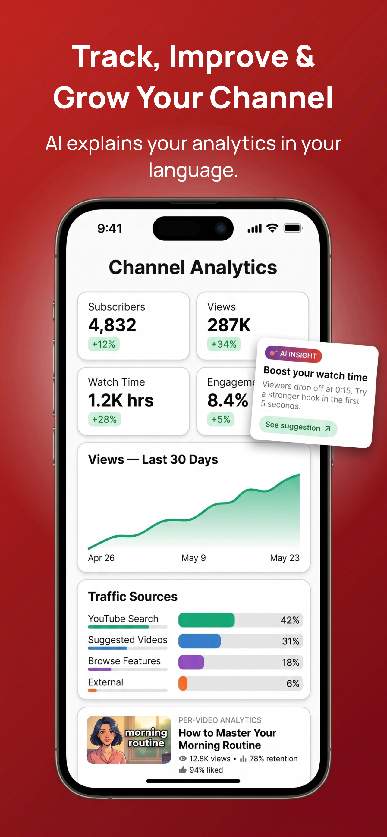 YouSEO: Thumbnail & Tracker screenshot 6