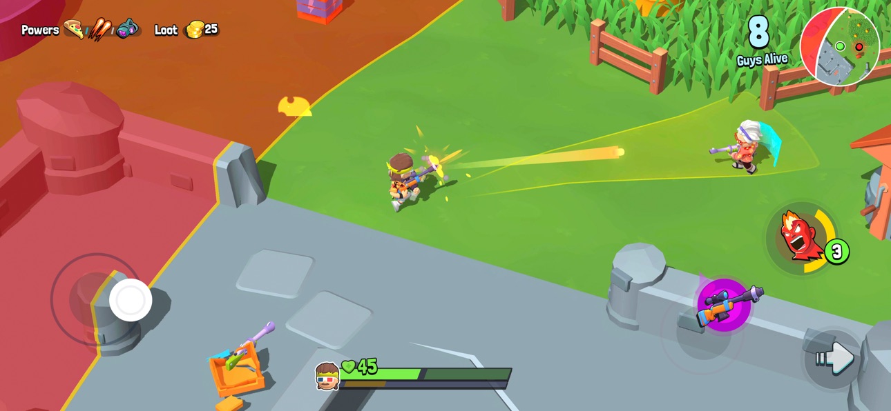 Battle Guys : Royale iOS Mod IPA screenshot 4 - iOS game interface