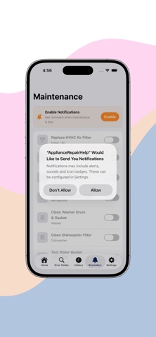 Appliance Repair Help iPhone screenshot