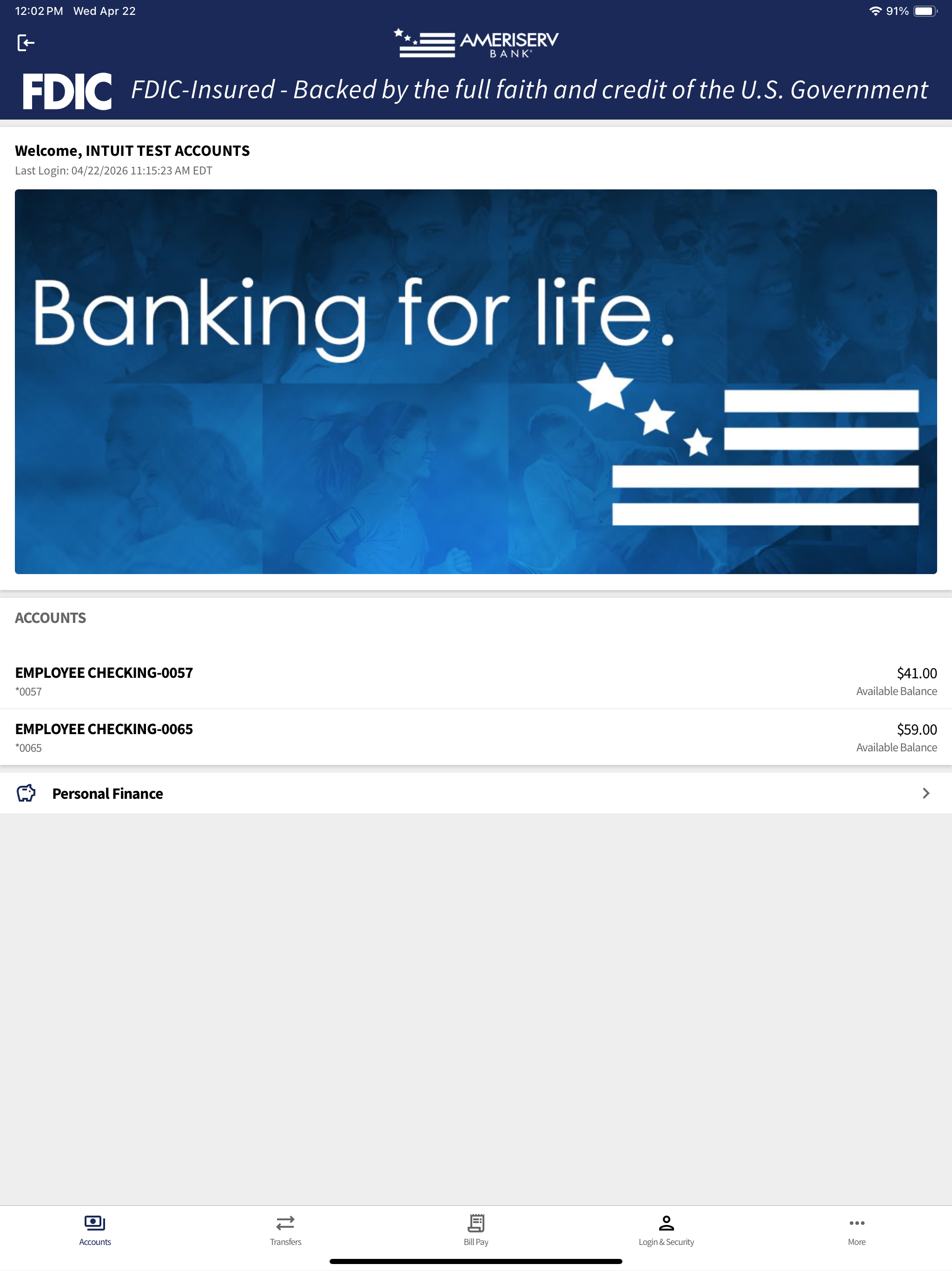 AmeriServ Banking screenshot 9